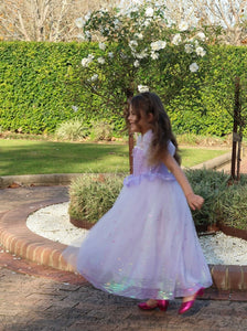 Rapunzel Butterfly Princess Party Puff Sleeve Dress Costume - Fox Baby & Co