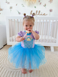 Mermaid Princess Birthday Tutu - Fox Baby & Co