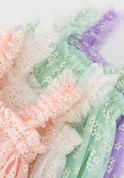 Load image into Gallery viewer, 1st Birthday Kids little girls Arabella Daisy Tulle Dress - Mint (pre order) - Fox Baby &amp; Co
