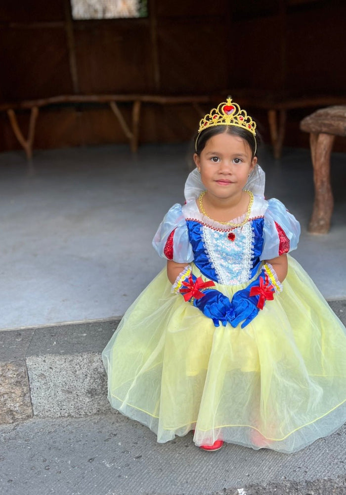 Magical Snow White Luxe Princess Birthday Party Dress Costume - Fox Baby & Co