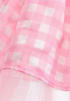 Load image into Gallery viewer, Kid little Girls Pink Gingham Barbie Party Dress - Fox Baby &amp; Co

