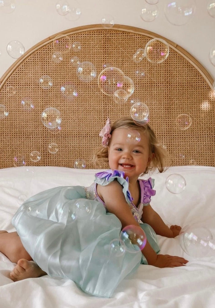 Seashell Mermaid Girls Birthday Party Dress - Fox Baby & Co