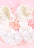 Load image into Gallery viewer, Little Girls Sparkle High Heel Princess Birthday Girl Shoe - White (pre order) - Fox Baby &amp; Co
