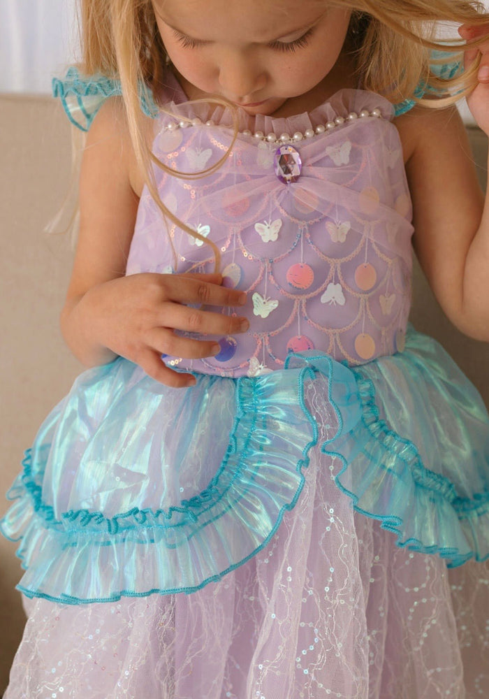 Ocean Mermaid Princess Party Dress - Fox Baby & Co
