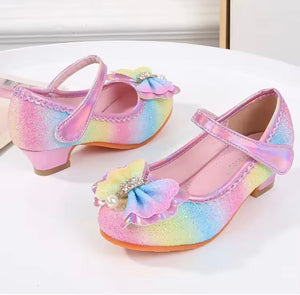 Little Girls My First High Heel Bow Princess Birthday Girl Shoe (pre order) - Fox Baby & Co
