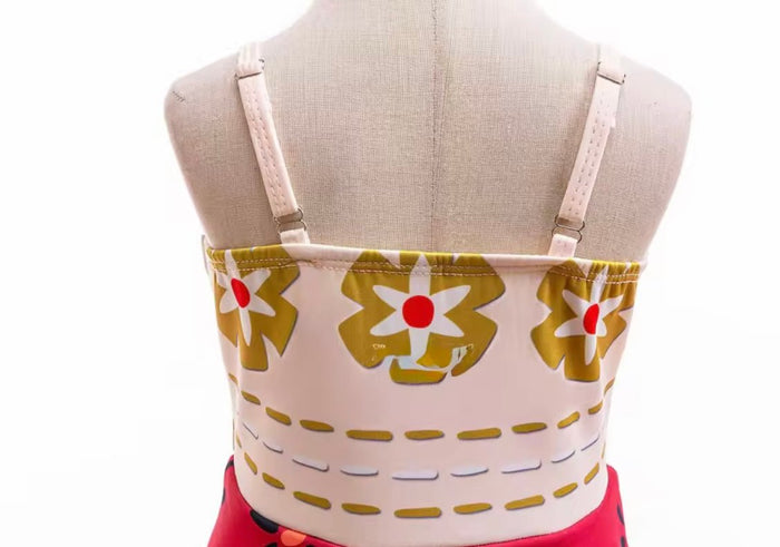 Moana Princess Baby Girl Dress Costume & Necklace - Fox Baby & Co