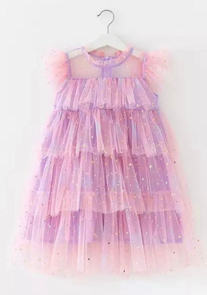 Enchanted Tulle Princess Tulle Birthday Dress Purple - Fox Baby & Co