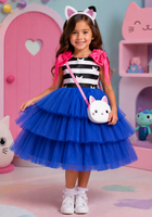 Load image into Gallery viewer, Gabby’s Cat Adventure Tulle Dress Costume Set
