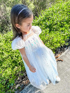 White Snow Princess Birthday Party Dress - Fox Baby & Co