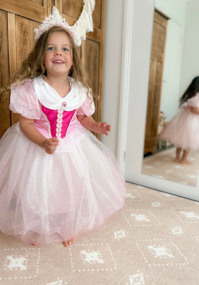 Pretty in Pink Princess Birthday Party Dress Costume - Fox Baby & Co