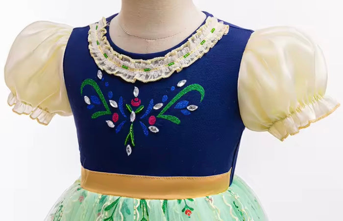 Anna Enchanted Garden Princess Dress Costume