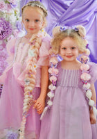 Load image into Gallery viewer, Violet Rapunzel Princess Puff Sleeve Party Dress Costume - Fox Baby &amp; Co
