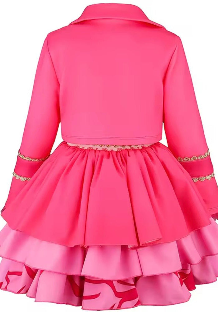 Descendants Inspired Princess Pink Girl Costume Set