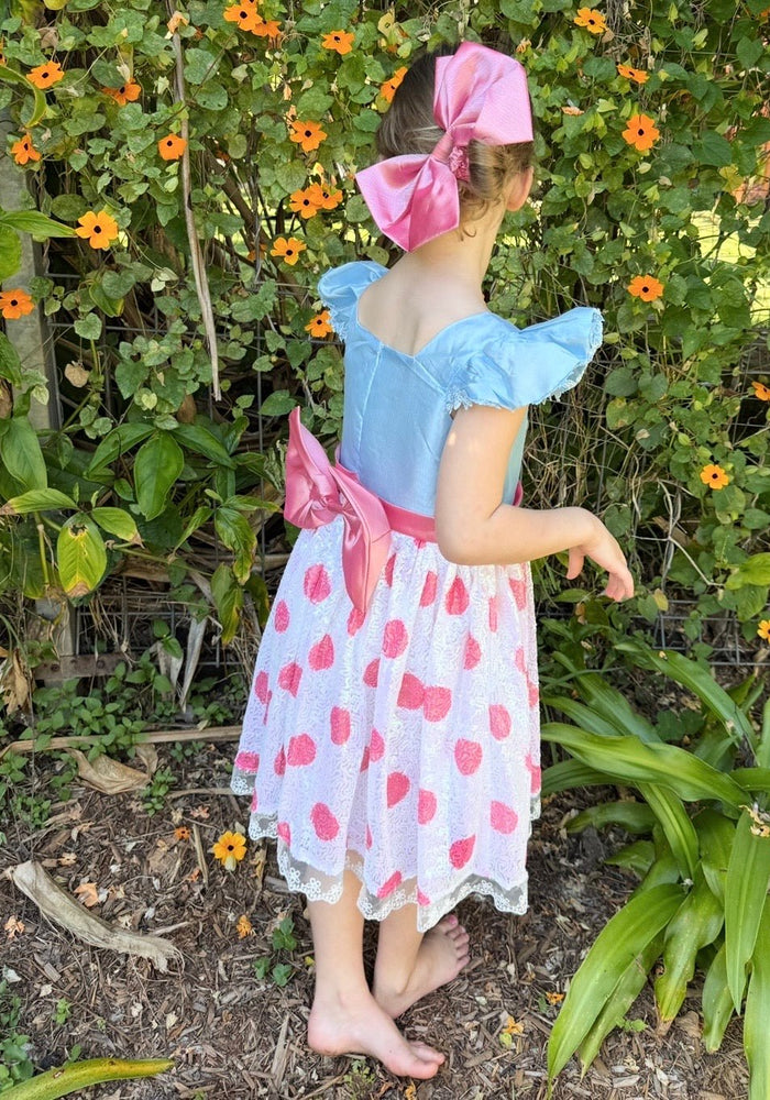 Little Bo Peep Inspired Dress Costume with Headband - Fox Baby & Co