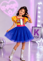 Load image into Gallery viewer, Rumi K-Pop Princess Tulle Dress
