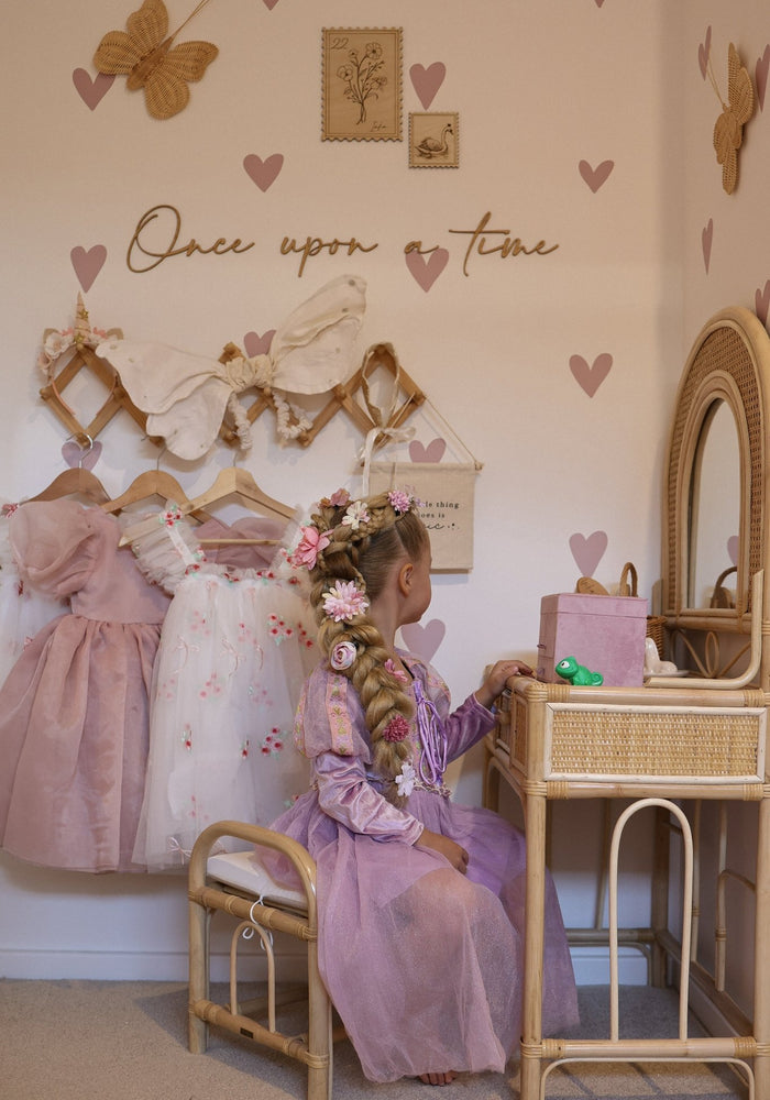 New Rapunzel Princess Long Sleeve Birthday Party Dress Costume - Fox Baby & Co