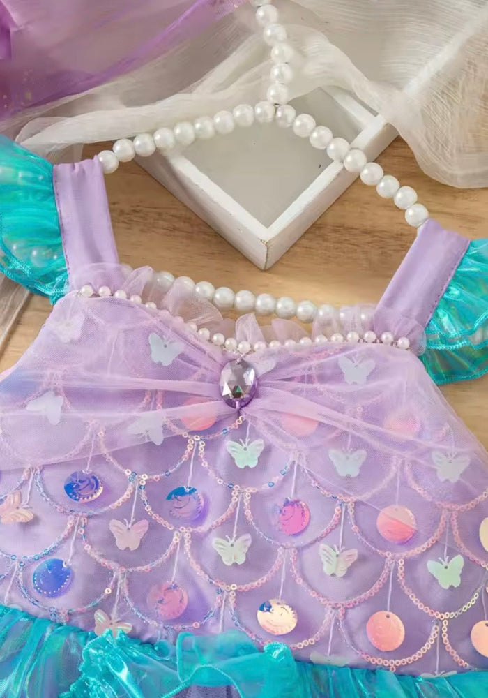 Ocean Mermaid Princess Party Dress - Fox Baby & Co