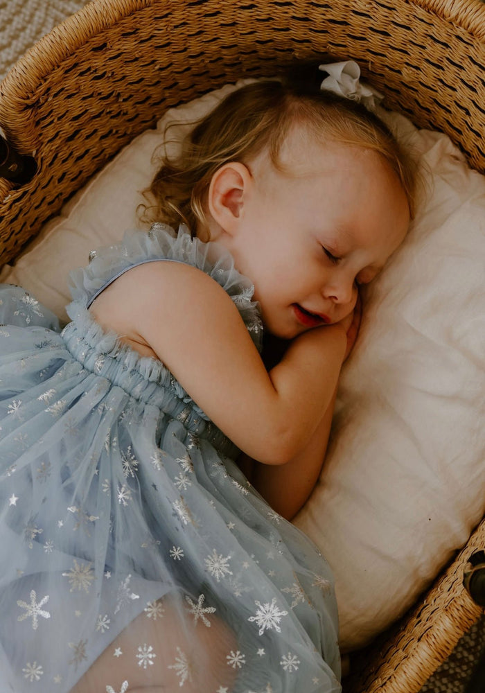 1st Birthday Kids little girls Elsa Tulle Fairy Birthday Dress - Blue - Fox Baby & Co