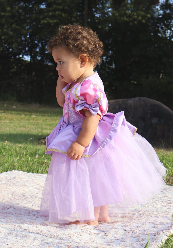 Mini Baby Rapunzel Luxe Princess Birthday Party Dress - Fox Baby & Co