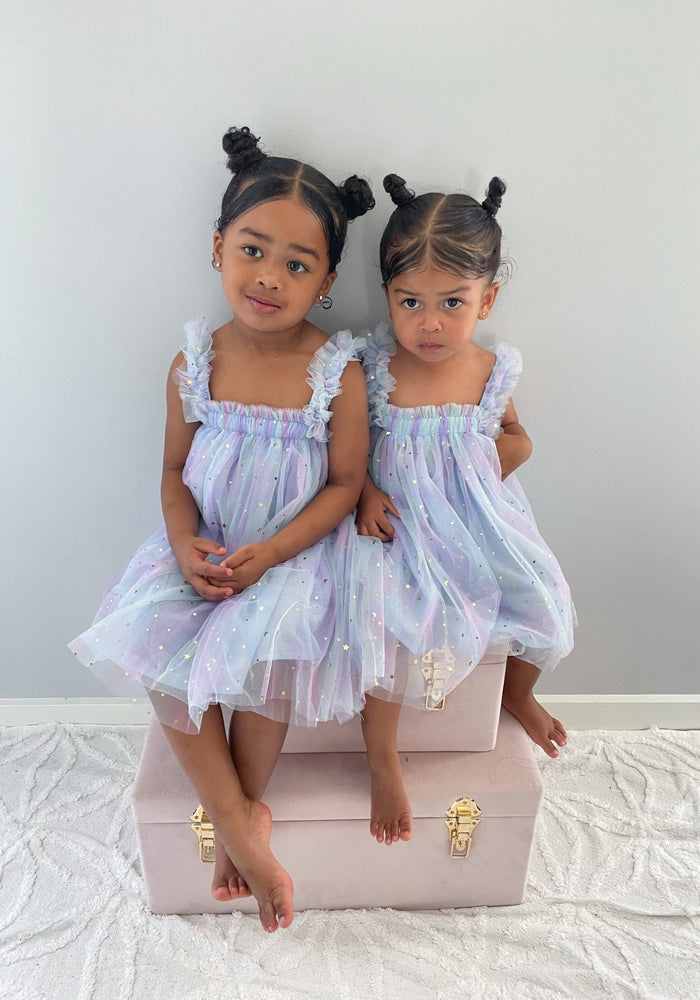 1st Birthday Kids little girls Arabella Tulle Fairy Birthday Dress