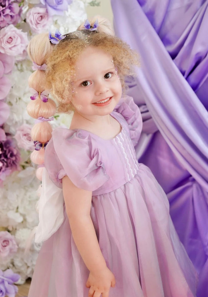Classic Rapunzel Princess Luxe Party Dress Costume (pre order) - Fox Baby & Co