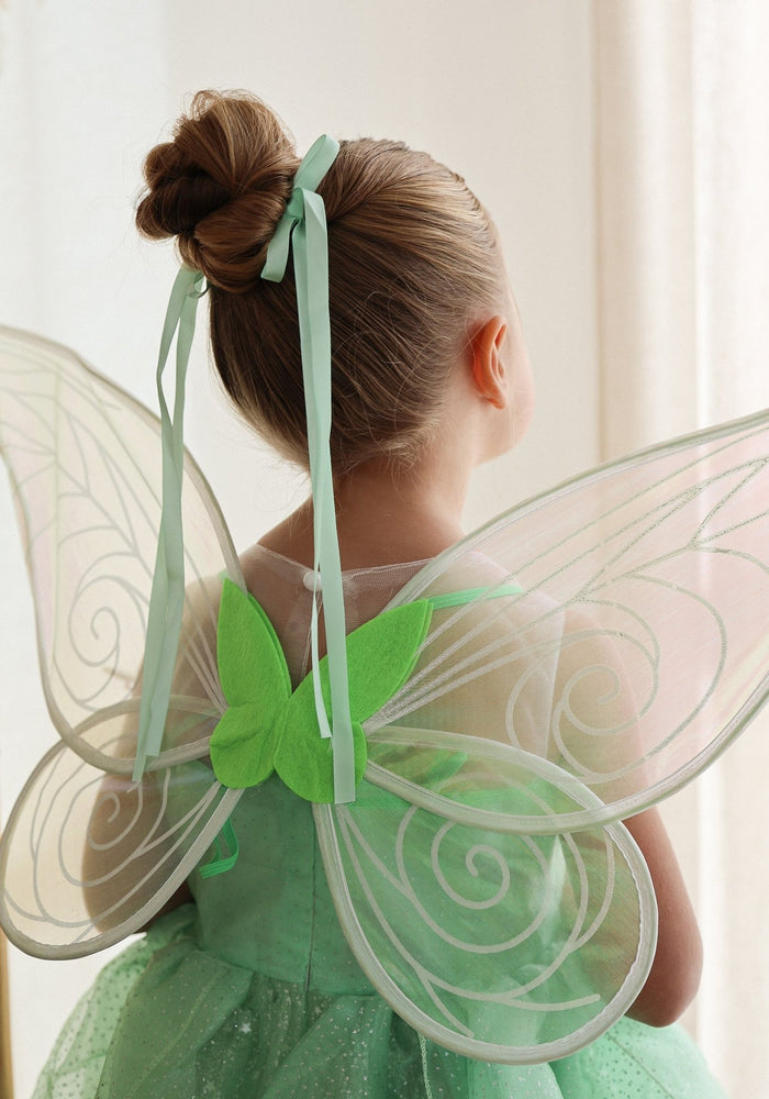 Original Tinkerbell Fairy Princess Dress & matching Wings - Fox Baby & Co