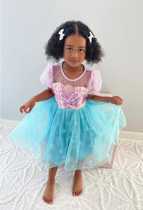 Mermaid Shell Princess Birthday Party Dress - Fox Baby & Co