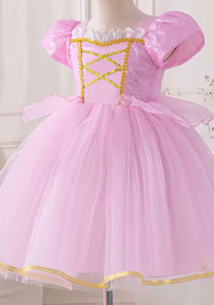 Classic Rapunzel Princess Birthday Luxe Party Dress Costume - Fox Baby & Co