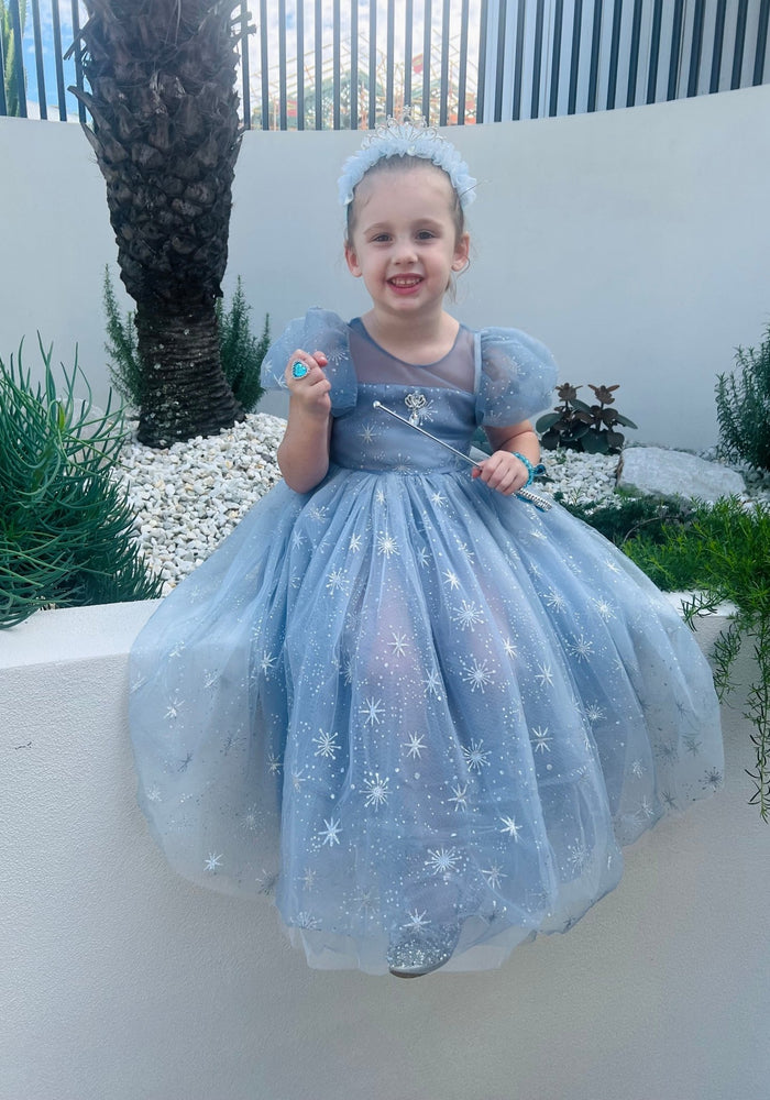 Snow Elsa Princess Birthday Party Dress Costume - Fox Baby & Co