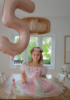 Load image into Gallery viewer, Bella Butterfly Flower Girl Kids Puff Sleeve Luxe Party Dress - Rainbow - Fox Baby &amp; Co
