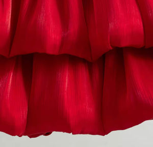 Spring Tulip Puff Frill Dress (pre order)