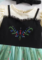 Load image into Gallery viewer, Baby Girls Anna Princess Tutu Tulle Romper with bow - Fox Baby &amp; Co

