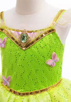 Load image into Gallery viewer, Enchanting Tinker bell Luxe Fairy Princess Dress &amp; matching Wings - Fox Baby &amp; Co
