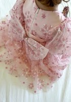 Load image into Gallery viewer, Kids girls Winter Wonderland Party Tulle Dress - Rose (pre order)
