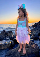 Load image into Gallery viewer, Rainbow Mermaid Luxe Princess Birthday Party Dress - Fox Baby &amp; Co
