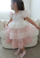 Load image into Gallery viewer, Kid little girl Fairytale Birthday Tulle Dress - Pink - Fox Baby &amp; Co
