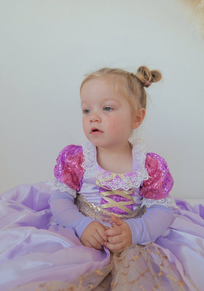 Purple Long Sleeve Princess Party Dress Costume - Fox Baby & Co