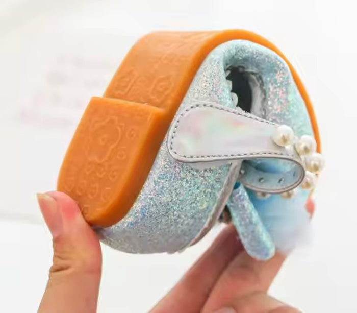 New Enchanted Princess Birthday Girl Sparkle Bow Mary Jane Shoe (pre order) - Fox Baby & Co