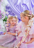 Load image into Gallery viewer, Violet Rapunzel Princess Puff Sleeve Party Dress Costume - Fox Baby &amp; Co
