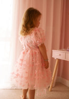 Load image into Gallery viewer, Kids girls Tea Party Butterfly Tulle Dress - Pink - Fox Baby &amp; Co
