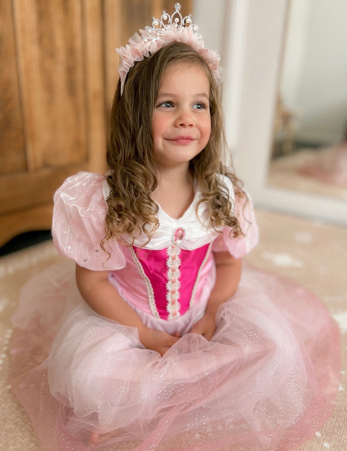 Pretty in Pink Princess Birthday Party Dress Costume Fox Baby & Co Pretty in Pink Princess Birthday Party Dress Costume Fox Baby & Co