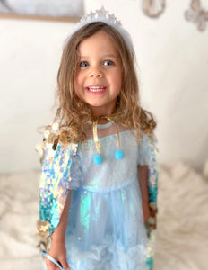 Blue Star Birthday Crown Headband