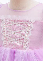 Load image into Gallery viewer, Whimsical Rapunzel Princess Puff Sleeve Party Dress Costume - Fox Baby &amp; Co
