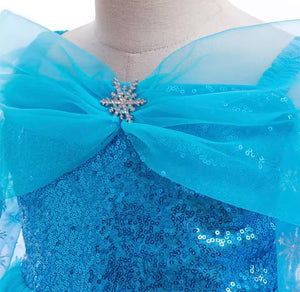 Magical Elsa Snow Princess Birthday Party Dress