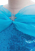 Load image into Gallery viewer, Magical Elsa Snow Princess Birthday Party Dress
