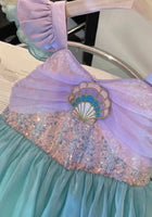 Load image into Gallery viewer, Little Mermaid Girls Birthday Party Dress
