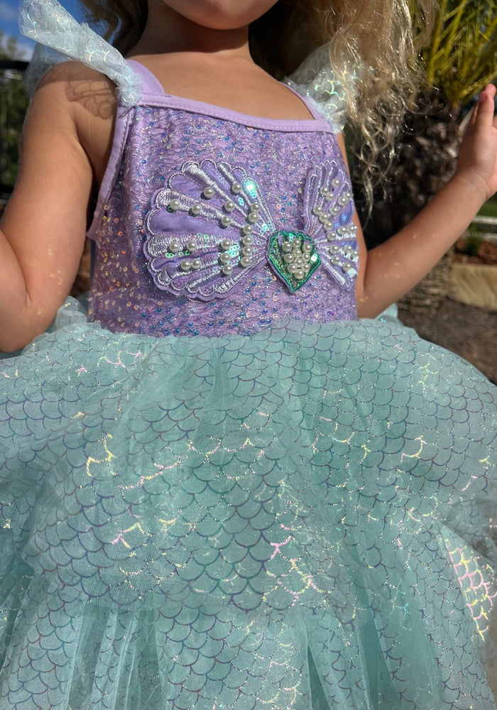 Mermaid Luxe Princess Birthday Party Dress - Fox Baby & Co
