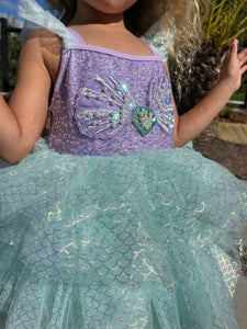 Mermaid Luxe Princess Birthday Party Dress