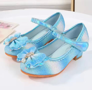 Little Girls My First High Heel Bow Princess Birthday Girl Shoe (pre order) - Fox Baby & Co