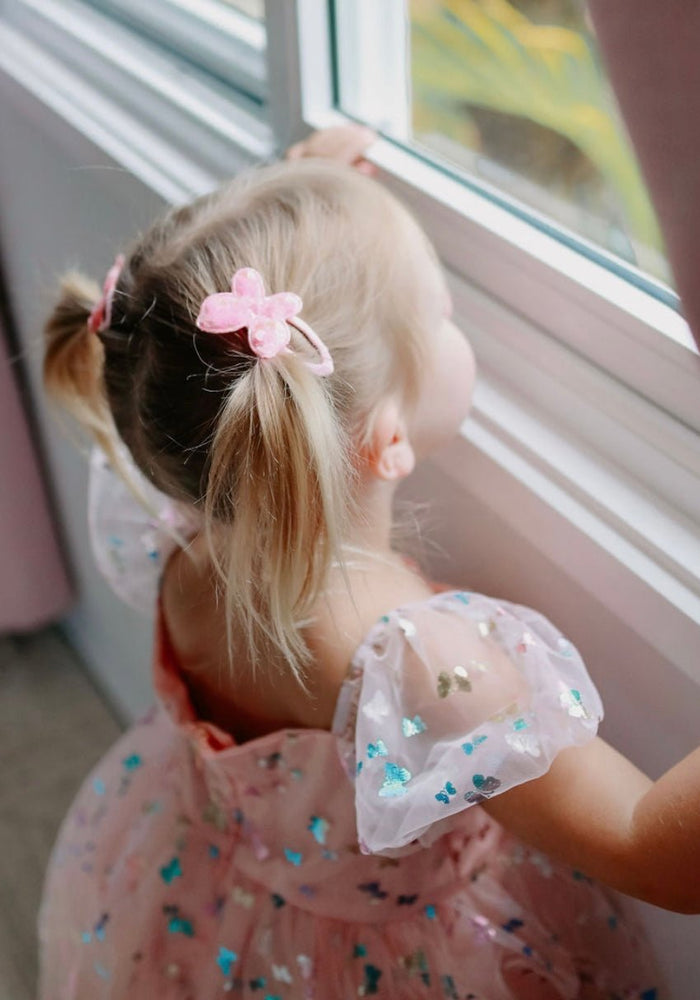 Butterfly Pink Sequins Clip Set - Fox Baby & Co